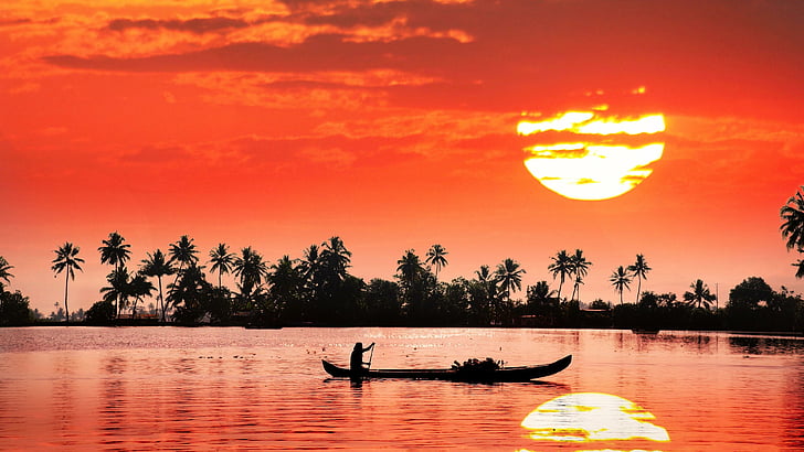 backwaters-red-sunset-india-kochi-wallpaper-preview
